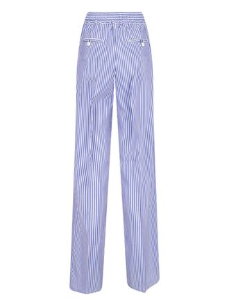 Kiton Womens Trousers Blue Silk