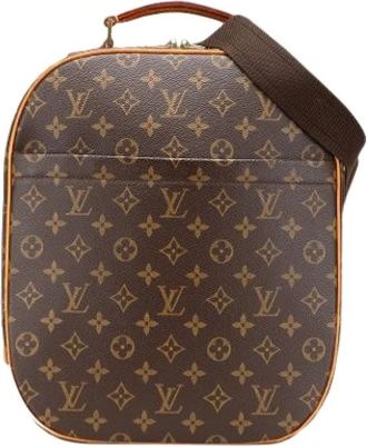 Louis Vuitton Pre-owned Cross Body Bags, female, Brown, Size: ONE SIZE Pre-owned Sac a Dos Packall