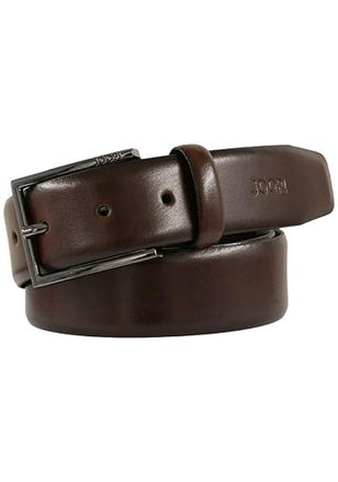 Joop Lederg&uuml;rtel JOOP, Herren, Gr. 11,5, schwarz braun, Rindsleder, G&uuml;rtel Lederg&uuml;rtel