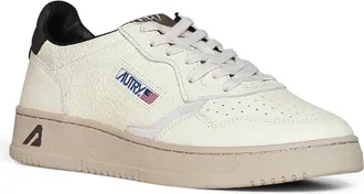 Autry Mens Sneakers Medalist Low White Leather Calf Trainers