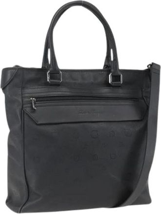 Ferragamo Pre-owned Tote Bag - Dames - Vintage Shopper - Zwart - ONE Size - Leer - Vintage