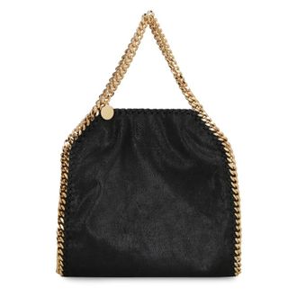 Stella McCartney Falabella Mini Tote - Dames - Handtassen - Zwart - ONE Size - Polyester - Tassen