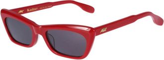 K&agrave;dor Popstar Zonnebril - unisex - Zonnebrillen - Rood - 55 MM - Accessoires