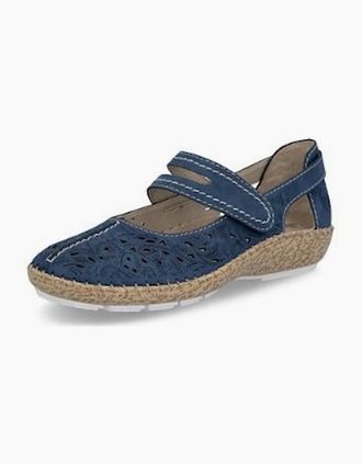 Rieker Womens Rieker Womens Mary Jane Shoe - Blue 44872-14 - Size: 3