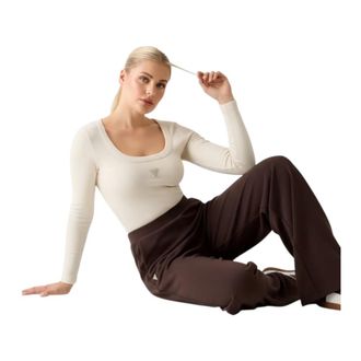 Guess Body, female, Beige, Size: S Colette LS Bodysuit