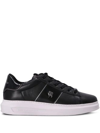 Karl Lagerfeld logo-detail platform sneakers - Black