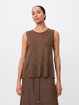 Masai Mafarilynn Round Neck knit Top in Sh. Chocolate at Nordstrom, Size Xx-Large