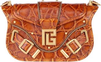 Balmain Leather Shoulder Bag