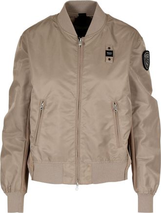 Blauer Cappotto Blauer Beige