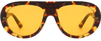 Fifth and Ninth Oeane 55mm Polarized Aviator Sunglasses in Torte /Orange at Nordstrom