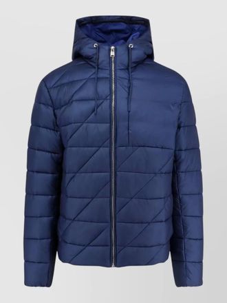 HUGO BOSS calleas hooded down coat quilted design