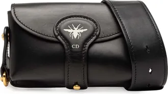 Dior Tweedehands Mini Leren D Bee Zadelhandtas