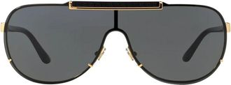 Versace Bold Pilot Style Zonnebril - unisex - Zonnebrillen - Geel - 40 MM - Accessoires