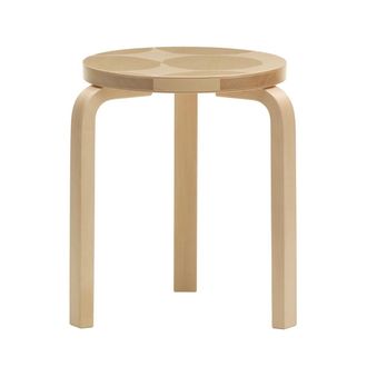 Artek x Marimekko - 60 Hocker, Kivet, Birke natur (Anniversary Edition)