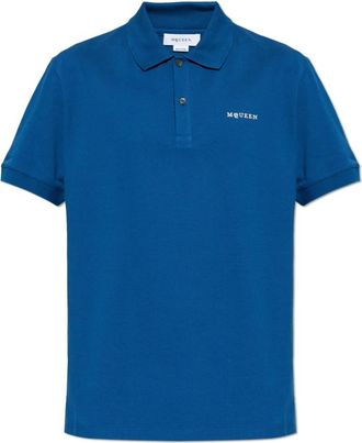 Alexander McQueen Hombre, Camisetas, Azul, Talla: XL