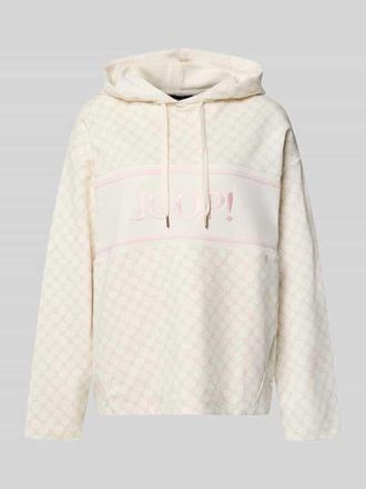 Joop Hoodie mit Label-Stitching Modell Tareli in Hellrosa, Gr&ouml;&szlig;e 34