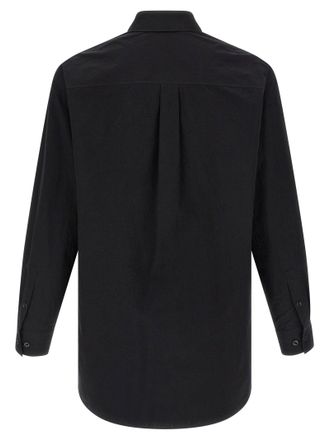Christophe Lemaire Cotton Cr&ecirc;pe Two-Pocket Shirt - Black