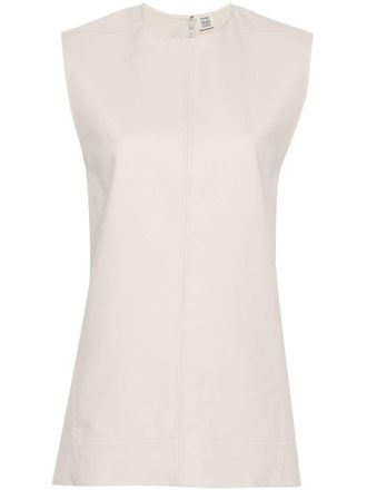 Toteme Top smanicato - Toni neutri