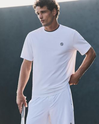 Vuori Clothing Short Sleeve Gamepoint T-Shirt - Relaxed Fit | White | Medium