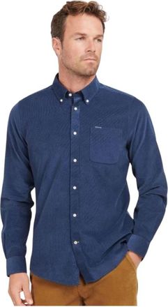 Barbour Ramsey Flanellskjorte - Heren - Casual Overhemden - Blauw - L - Katoen - Overhemden