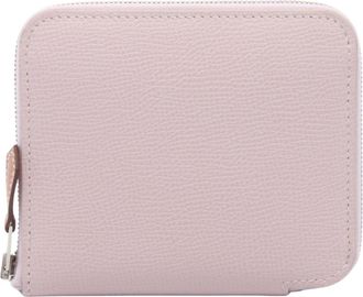 Herm&egrave;s Pink Epsom Leather Wallet (Bi-Fold) (Pre-Owned)