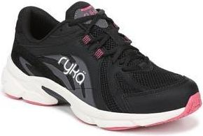 Ryk&auml; Skylift Walking Sneaker in Black White Pink at Nordstrom Rack, Size 10