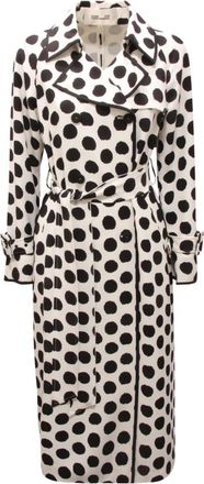 Diane Von F&uuml;rstenberg Dames, Mantels, Wit, Maat: XS Wol