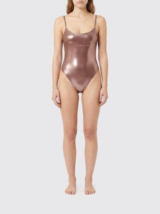 Blumarine Costume Intero in poliammide laminato con strass