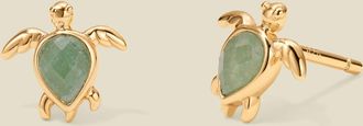 Made by Mary Turtle Stud Earrings