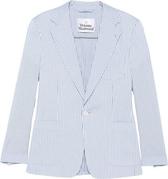 Vivienne Westwood Silk and Nylon Blend Zip Jacket