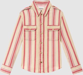 Isabel Marant Chemise Gelva Beige Red