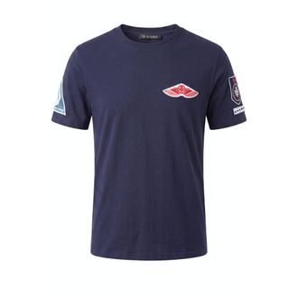 Mr & Mrs Italy Blue Cotton Men Mens T-shirt