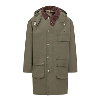 Barbour Parkas, male, Green, Size: M Casual Parka