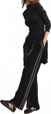 Michael Stars Judy Track Pant In Black