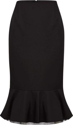 Nina Ricci Midi Peplum - Dames - Midirokken - Zwart - S - Rokken