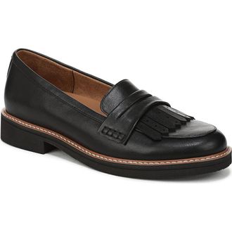 Naturalizer Pacey Kiltie Fringe Loafer in Black at Nordstrom Rack, Size 6
