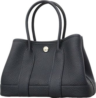 Herm&egrave;s Blue Nuit Togo Leather Tote Bag (Pre-Owned)