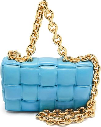 Bottega Veneta Cassette shoulder bag - women - Leather/Leather - One Size - Blue