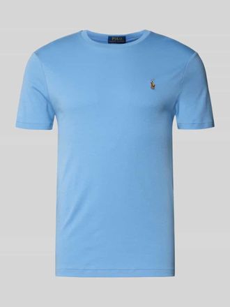 Polo Ralph Lauren Regular Fit T-Shirt aus reiner Baumwolle in Ocean, Gr&ouml;&szlig;e XXL