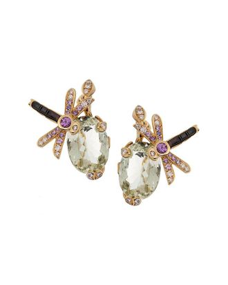 Dior 18K 12.85 ct. tw. Diamond & Gemstone Earrings (Authentic Pre-Loved)