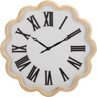 SEI Furniture Sei Madesh Wood/Glass Clock