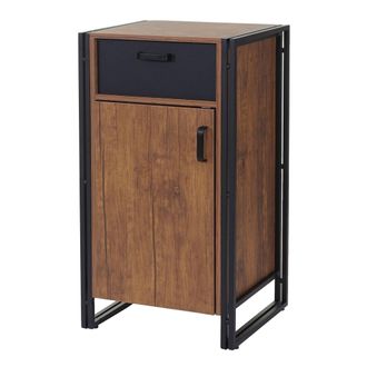 Hhg [nunca Usado] C&oacute;moda Hhg-157, Mueble Cajonera, 90x50x43cm Estructura 3d Certificado Mvg, Aspecto Roble Silvestre