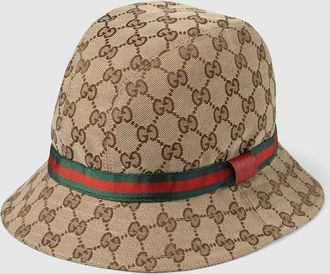 Gucci Kids - Original GG Fedora, Size XS, Beige, GG Canvas