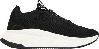 HUGO BOSS Ttnmevo Sneaker - Dames - Sneakers - Zwart - 40 EU - Schoenen