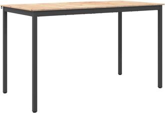 vidaXL Bar Table Natural 180 x 90 x 105 cm Solid Pine Wood vidaXL