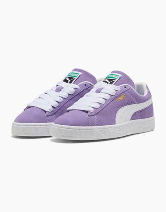 Puma Womens Puma Suede Classic Womens Lavender Trainers - Purple - Size: 4