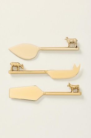 Anthropologie Aberdeen Cheese Knives, Set of 3