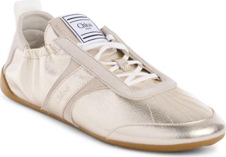 Chlo&eacute; Kick Sneaker in Palladium at Nordstrom, Size 37