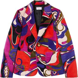 Pucci Giacca Orchidee con stampa - Viola