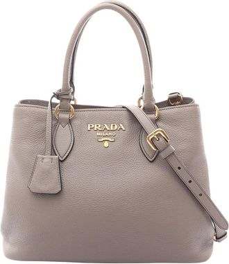 Prada Pre-owned Prada Vitello Daino Satchel Ladies XVQ0WYDWYRU444QR